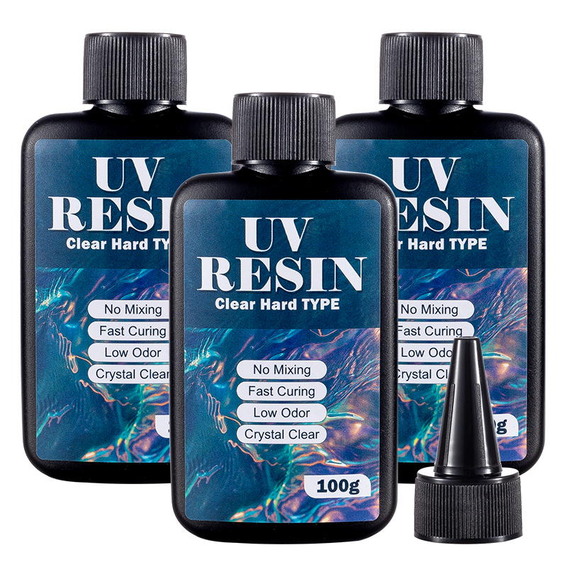 Resin Art Uv - 100/200/300g UV Resin Hard Type Crystal