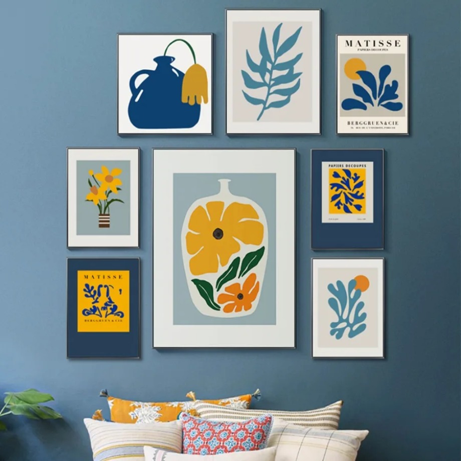 Resin Art Design - Henri Matisse Picasso Posters Prints Flower