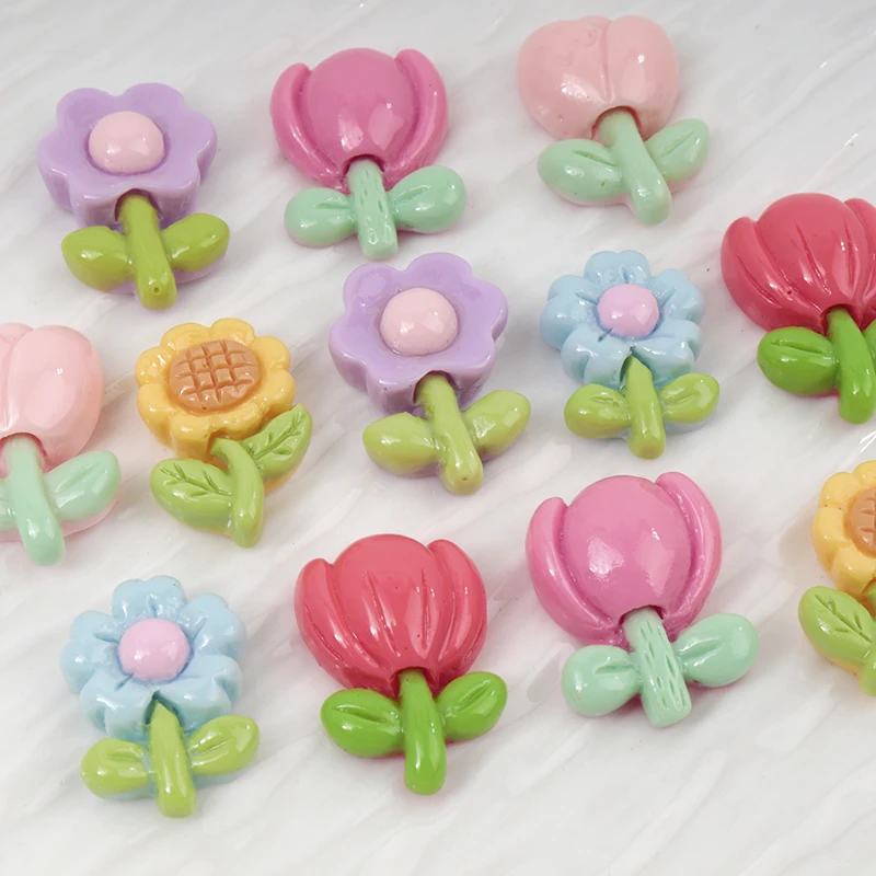 Resin Art Design - 20/100pcs Mini Flower Nail Art DIY