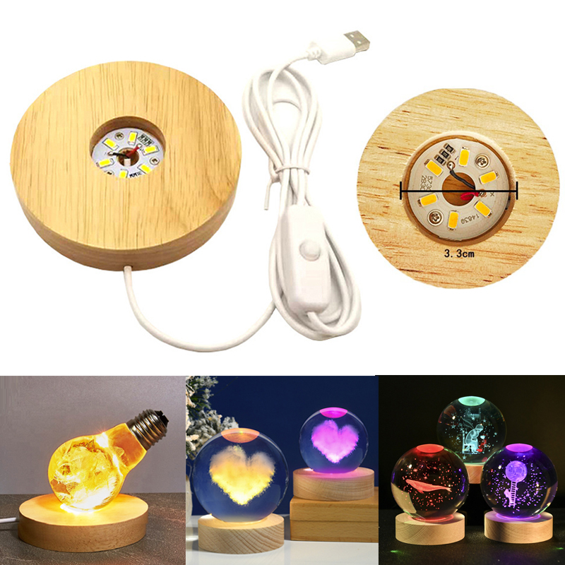 Resin Art Display Round Wood C - Resin Art Stand review and price