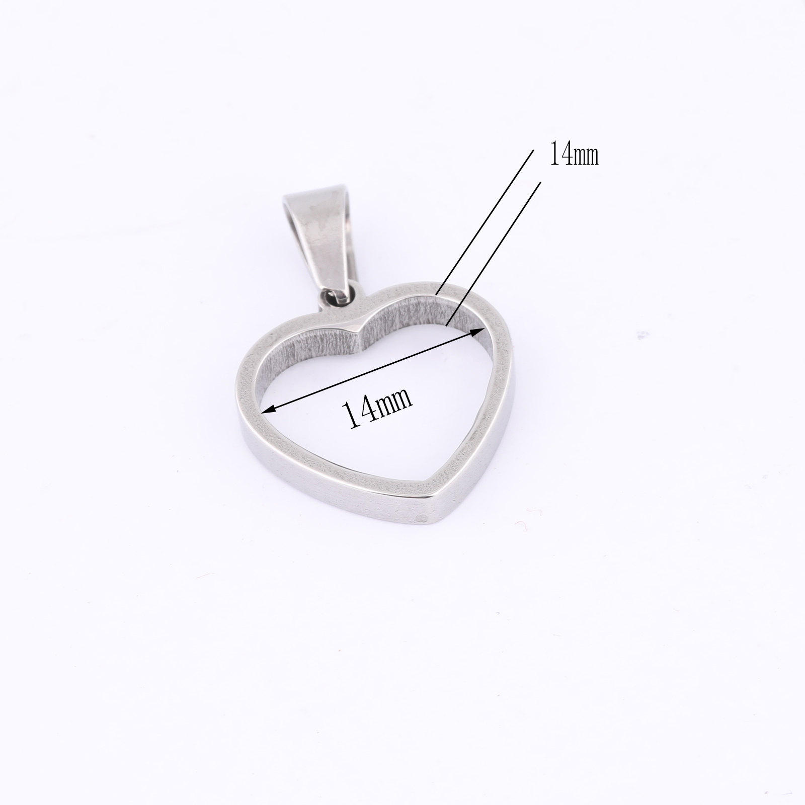 10pcs Stainless Steel 14mm Hea - Bezels Pendant Resin review and price