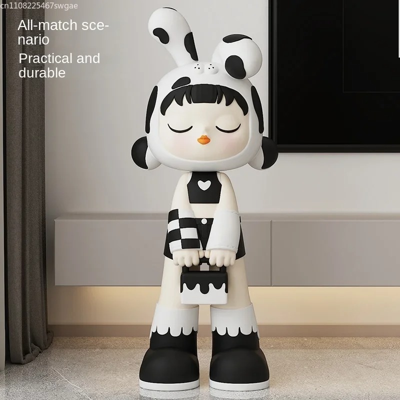 Art Cartoon Girl Statue Indoor - Resin Art Craft review and price