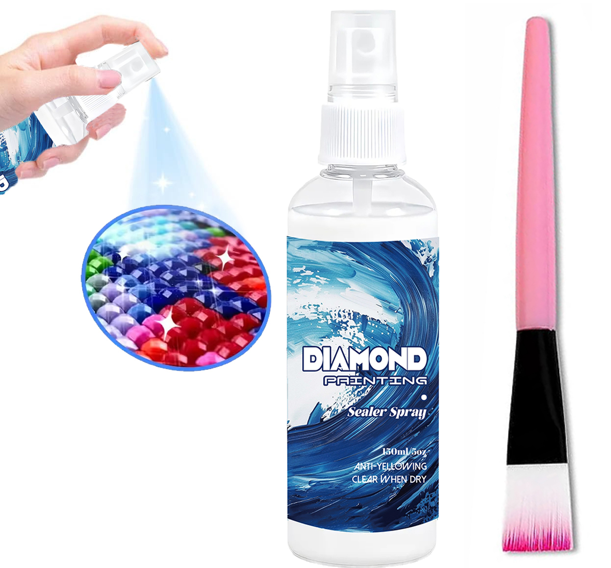 150ml Diamond Painting Sealant - Resin Art Craft review and price