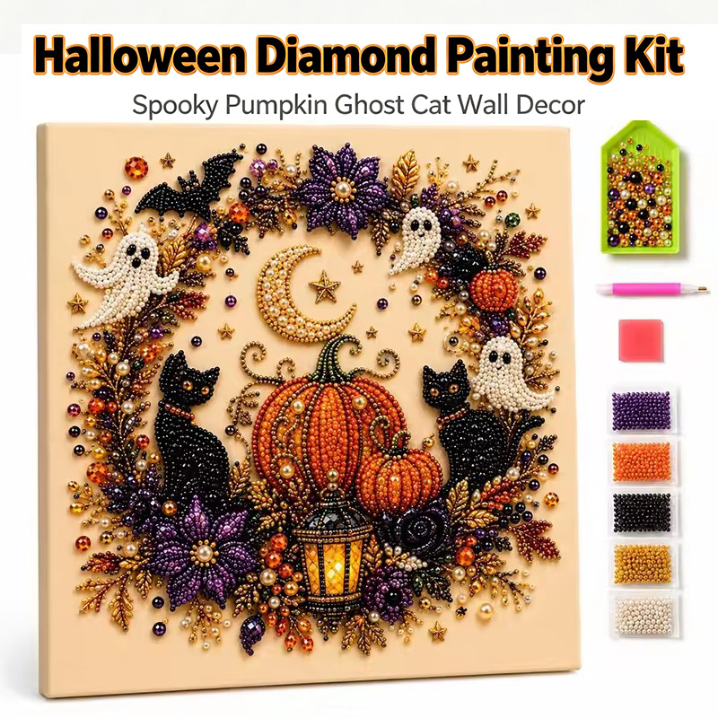 @Halloween Ghost Pearl Art Kit - Resin Art Craft review and price
