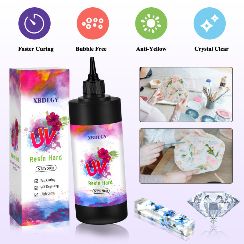 200g/250g/500g UV Resin Hard G - Resin Art Uv review and price