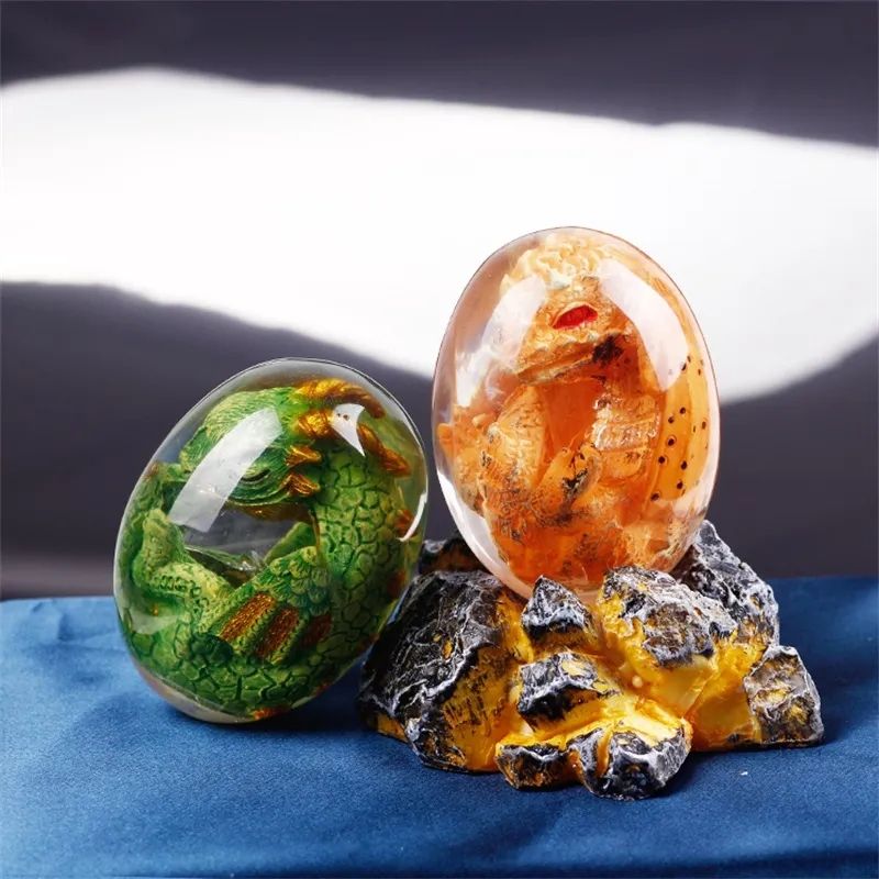 Lava Dragon Egg Statue With St - Resin Art Stand review and price