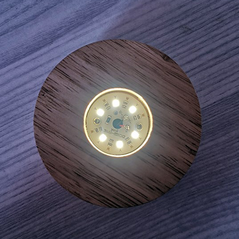 8cm Round Wooden LED Light Dis - Resin Art Stand review and price