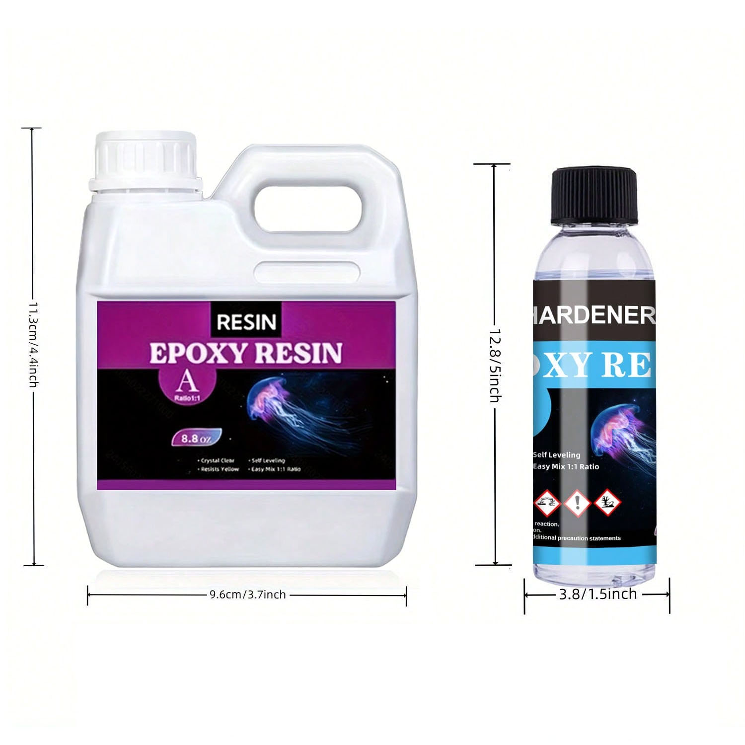 125ml/250ml Crystal Clear Cast - Resin Art Mold review and price