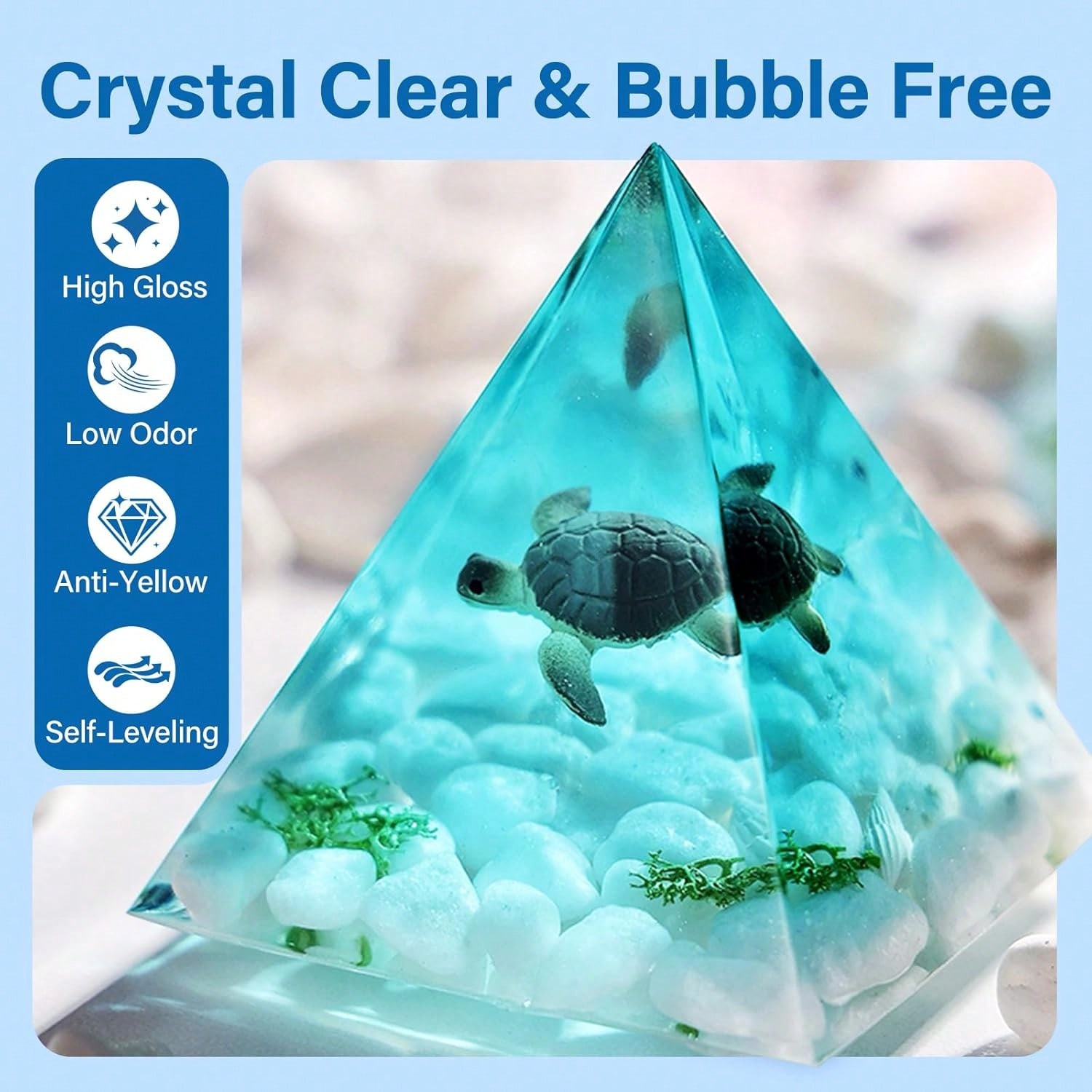 125ml/250ml Crystal Clear Cast - Resin Art Mold review and price