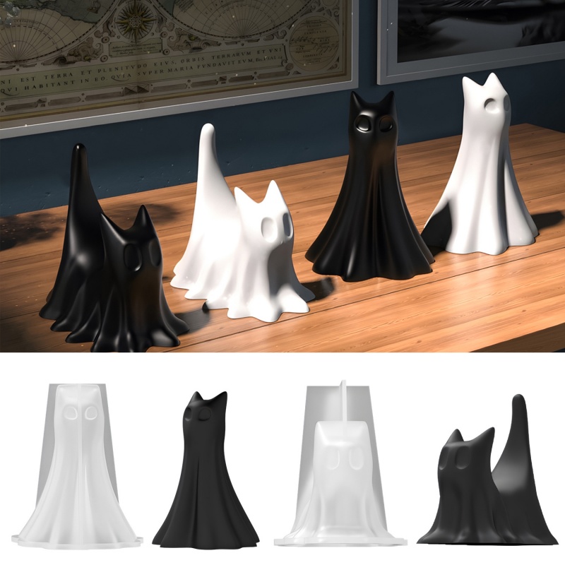 Ghost Cat Halloween Desktop Or - Resin Art Uv review and price