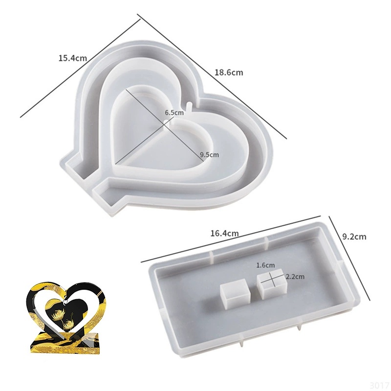 Letter Mm Epoxy Resin Silicone - Resin Art Products review and price