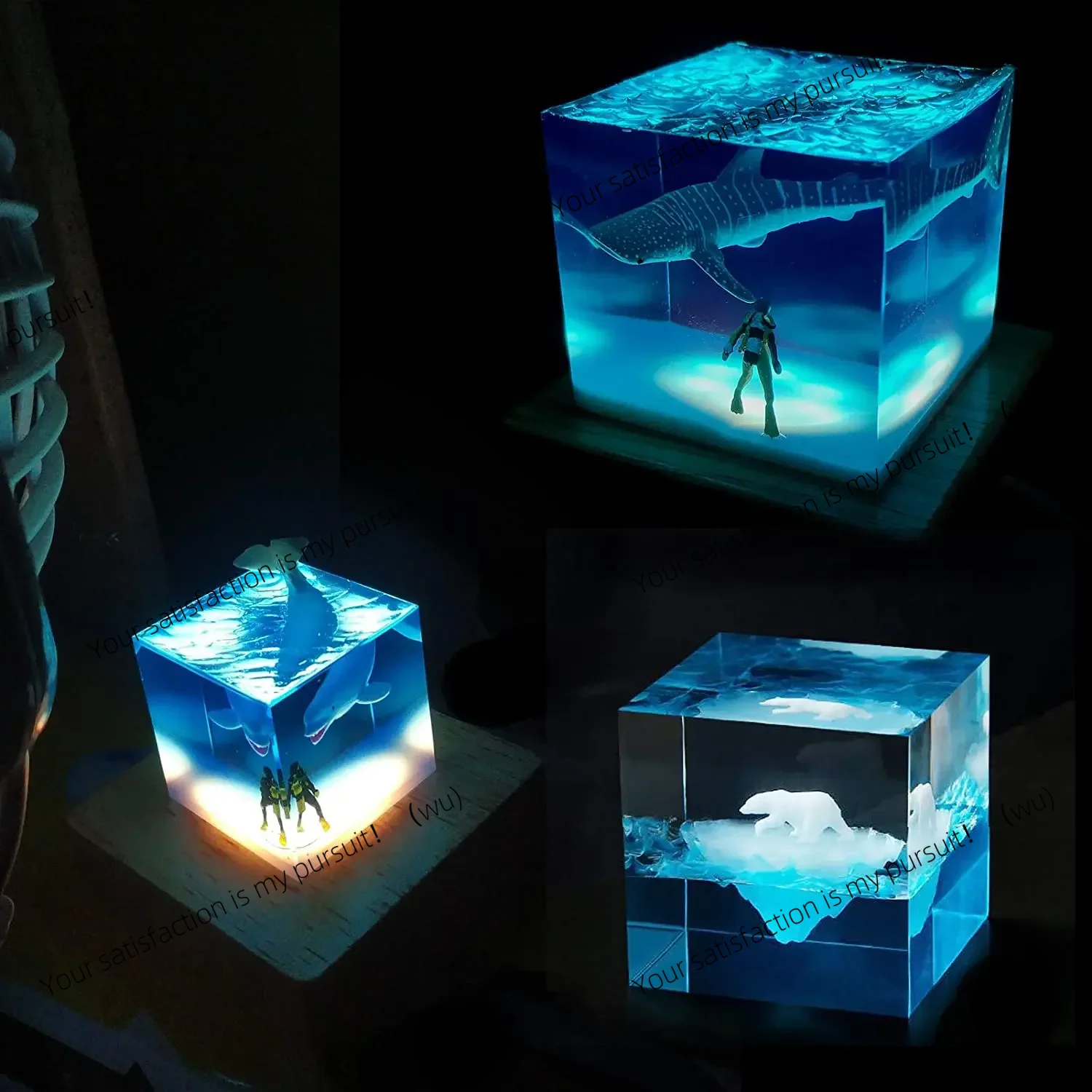Square Light Resin Mold,led Si - Resin Art Stand review and price
