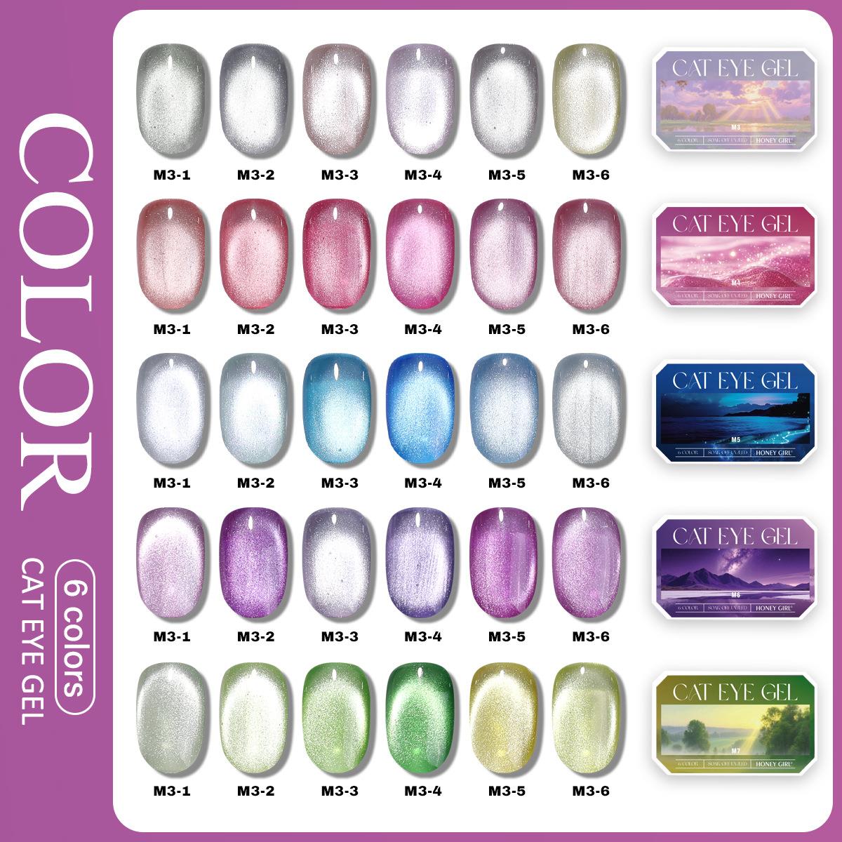 6 Grid Solid Cat Eye Gel Polis - Resin Art Uv review and price