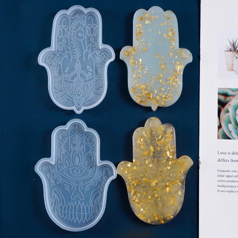 1 Pcs DIY Coaster Hand of Fati - Resin Art Mold review and price