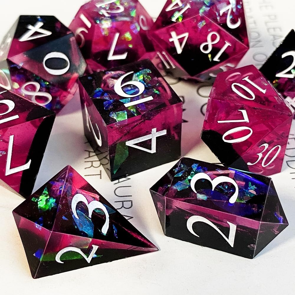 DIY DND Sharp Edge Dice Silico - Resin Art Mold review and price