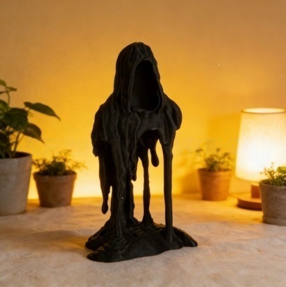 Creative Melting Death Statue  - Resin Art Use review and price