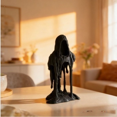 Creative Melting Death Statue  - Resin Art Use review and price