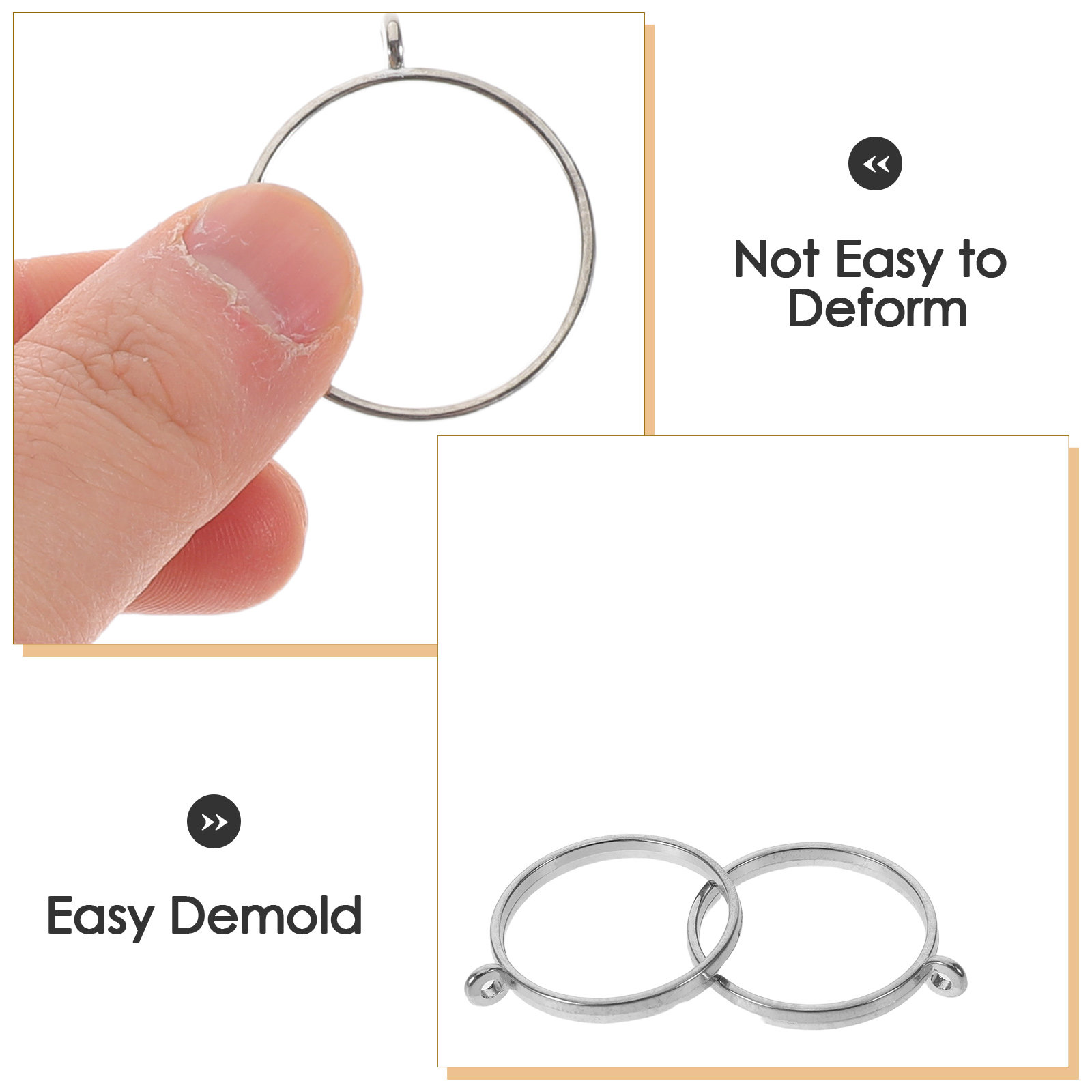 50Pcs Alloy Hollow Round Bezel - Bezels Pendant Resin review and price