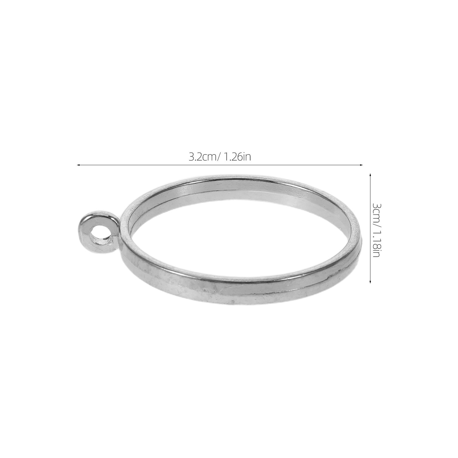 50Pcs Alloy Hollow Round Bezel - Bezels Pendant Resin review and price