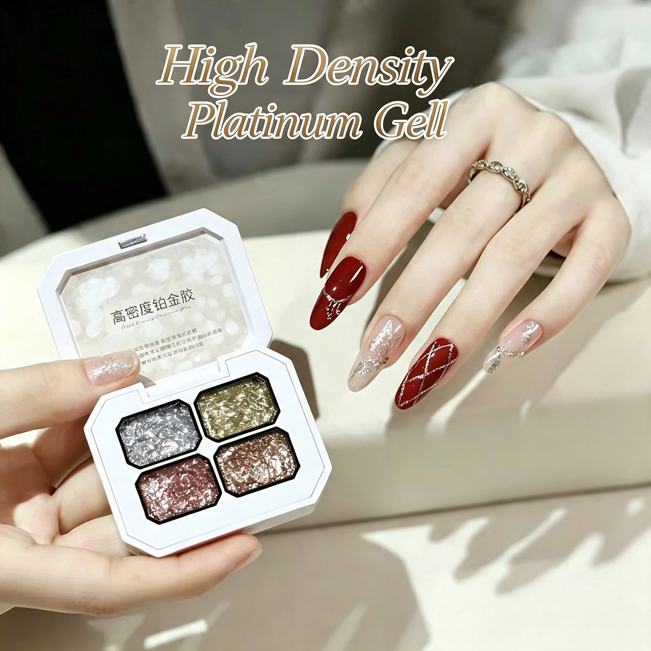MIANEL Chunky Foil Platinum Na - Resin Art For Rose review and price