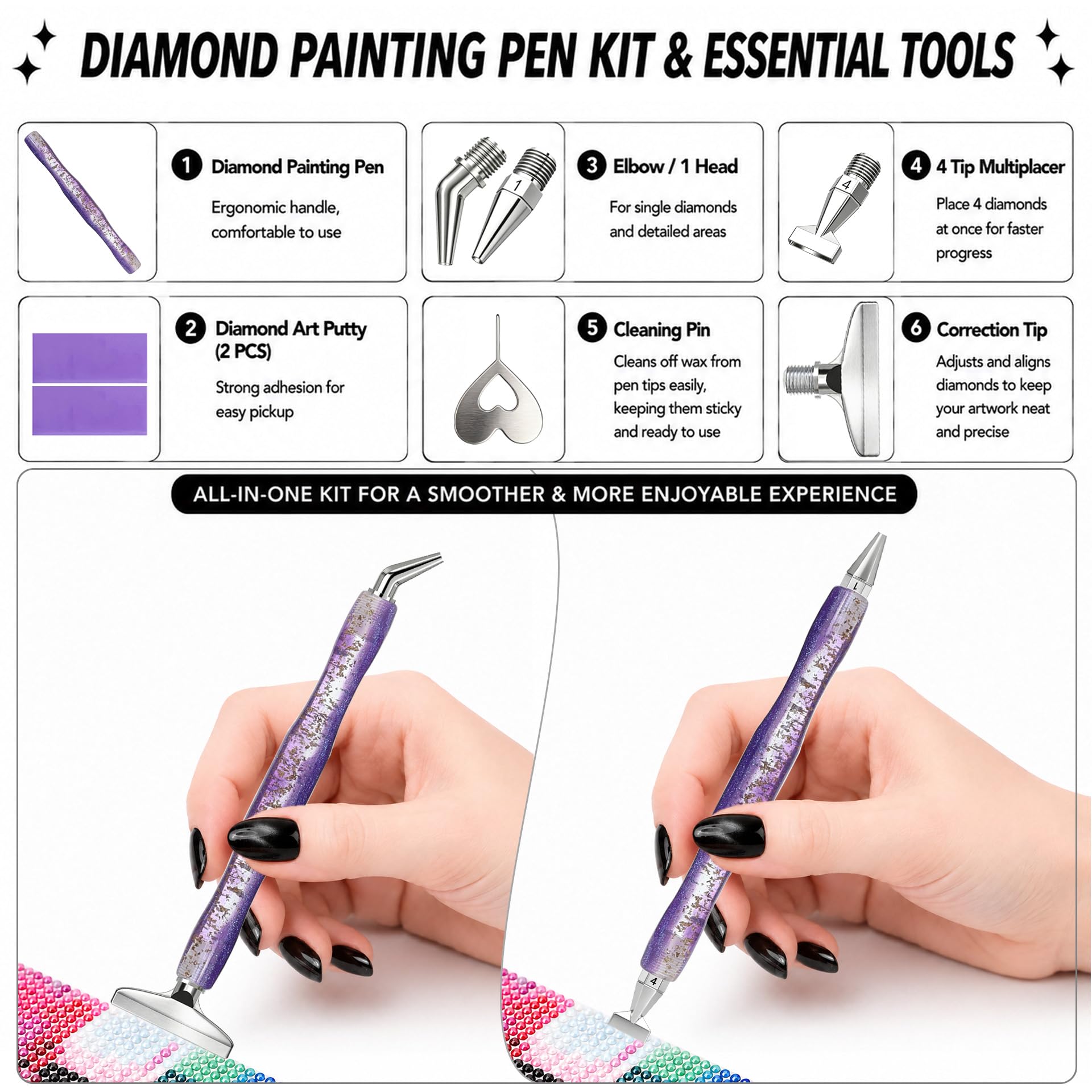 Diamond painting art pen, with - Resin Art Craft review and price