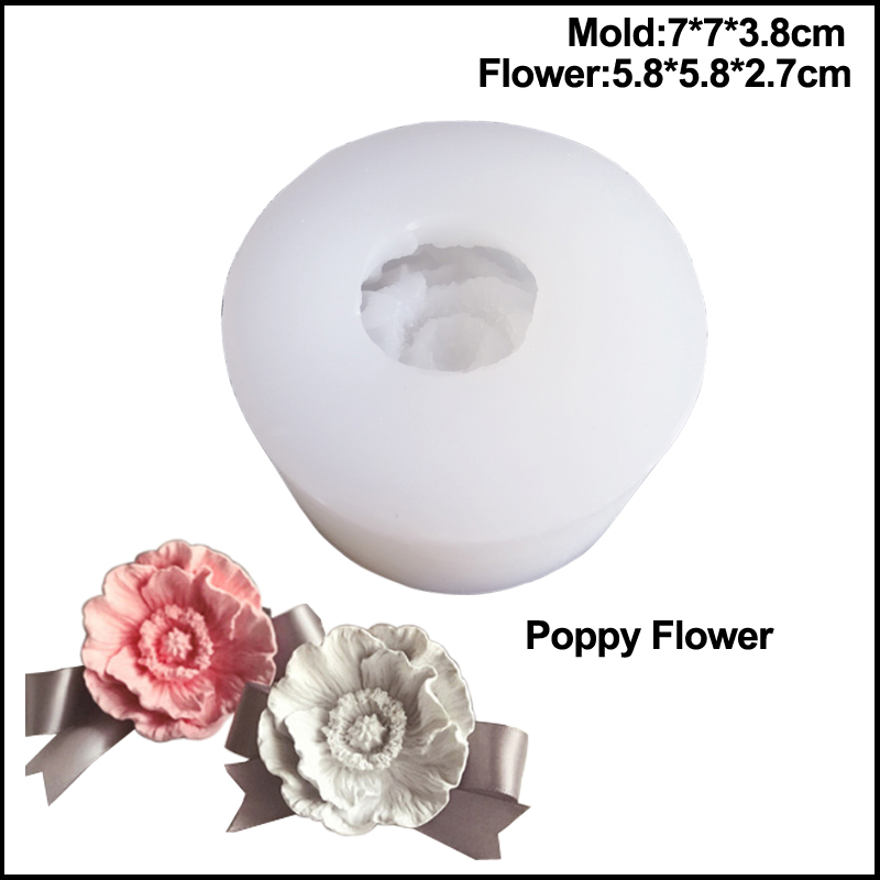 Hot Poppy Candle Moulds Soap M - Resin Art Kitchen review and price