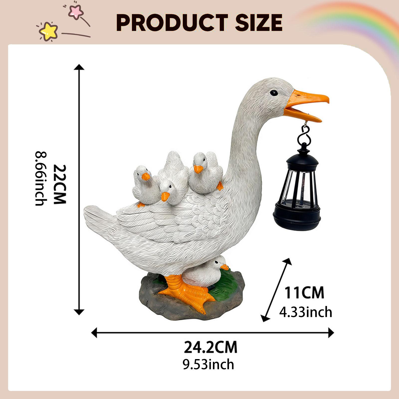 Standing Duck Garden Sculpture - Resin Art Stand review and price