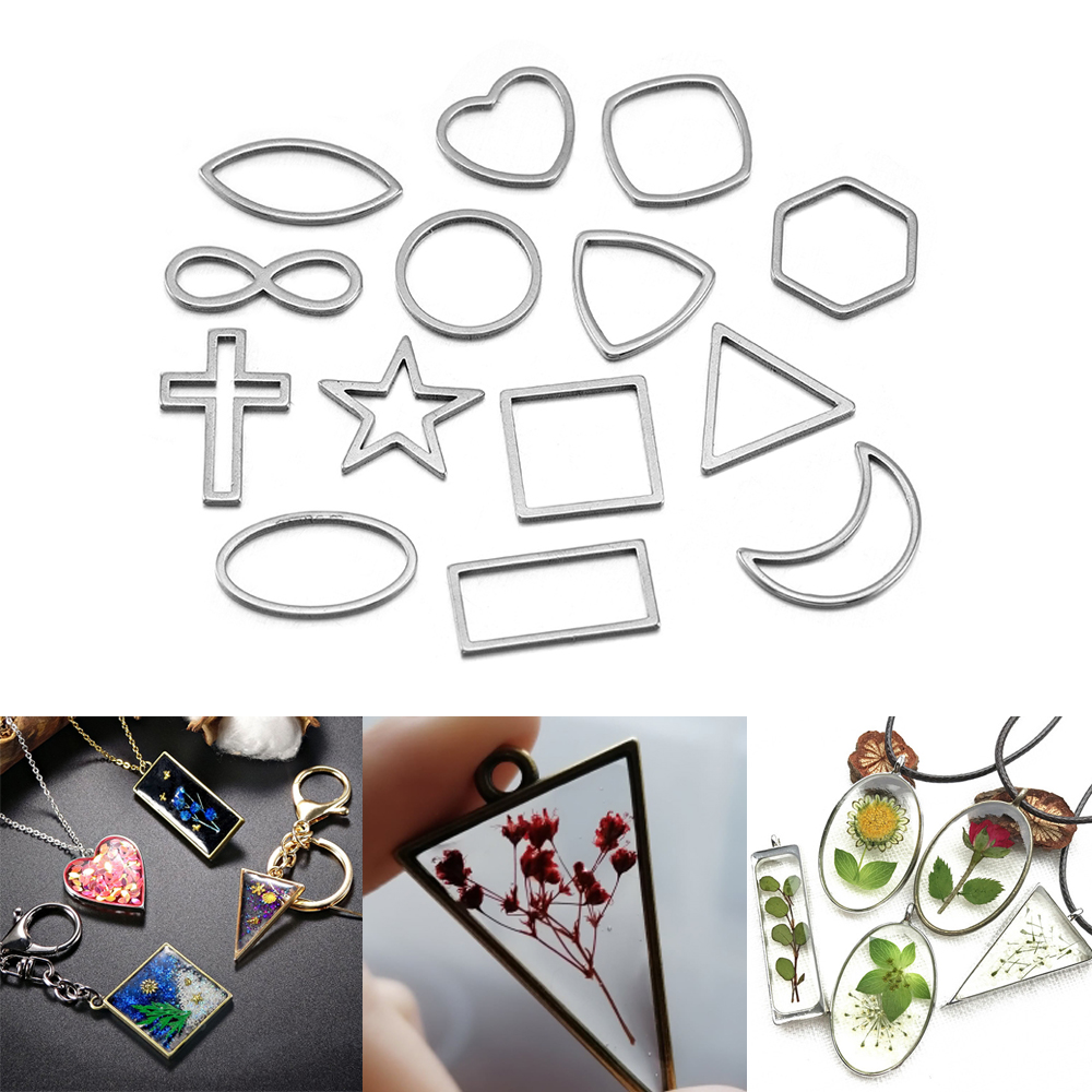 30pcs/lot Border Mold Geometri - Bezels Pendant Resin review and price