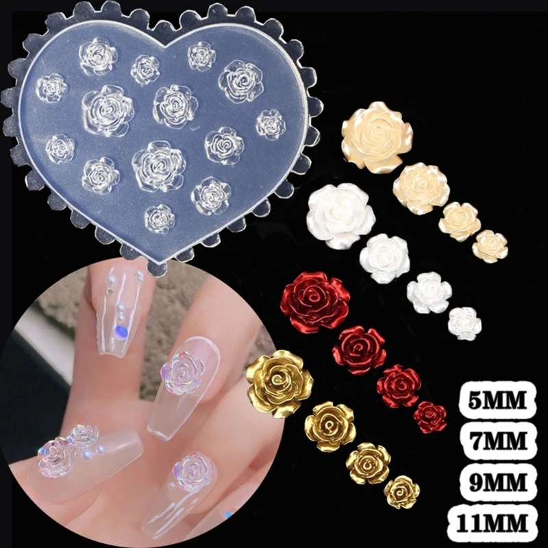 3D Rose Flower Nail Art Decora - Resin Art For Rose review and price