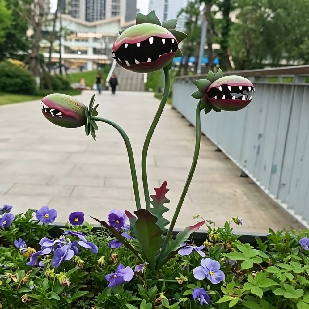 Carnivorous Flower Garden Stak - Resin Art Design review and price