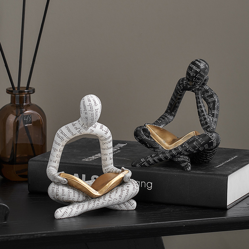 Reading Portrait Ornaments Hol - Resin Art Stand review and price