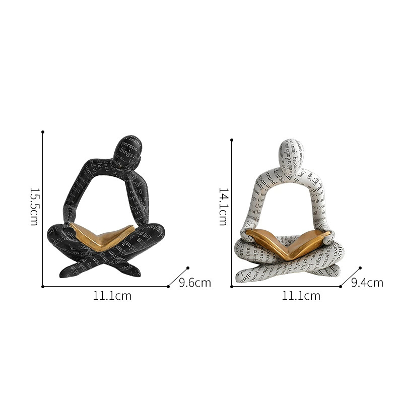 Reading Portrait Ornaments Hol - Resin Art Stand review and price