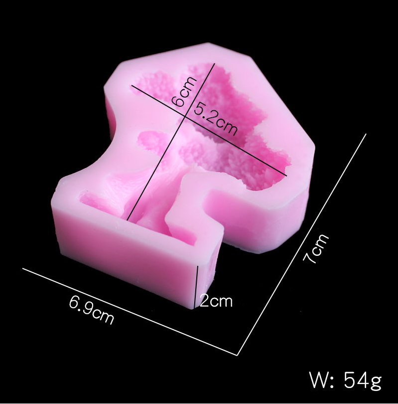 Pine tree silica gel mold DIY  - Resin Art Products review and price