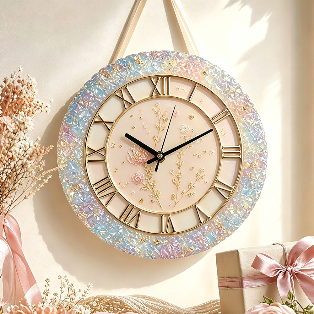 Diamond Faceted Clock Silicone - Resin Art Clock review and price