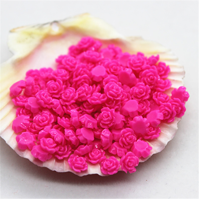 100pcs 6mm Resin Mini Rose Flo - Resin Art For Rose review and price
