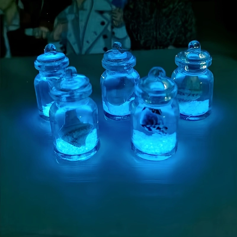 luminous conches in transparen - Resin Art Bottle review and price