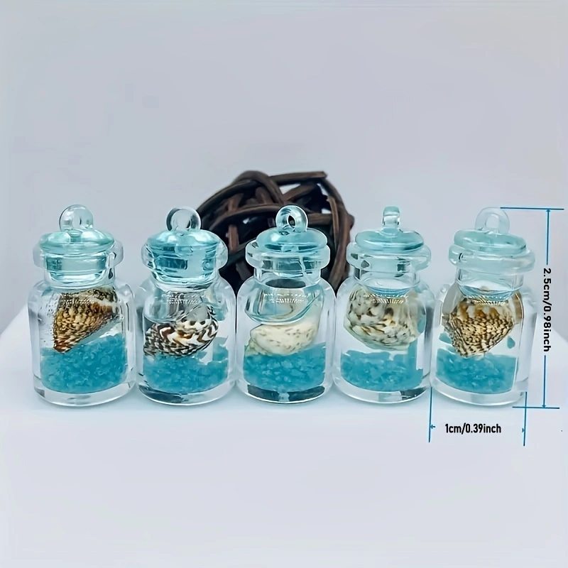 luminous conches in transparen - Resin Art Bottle review and price