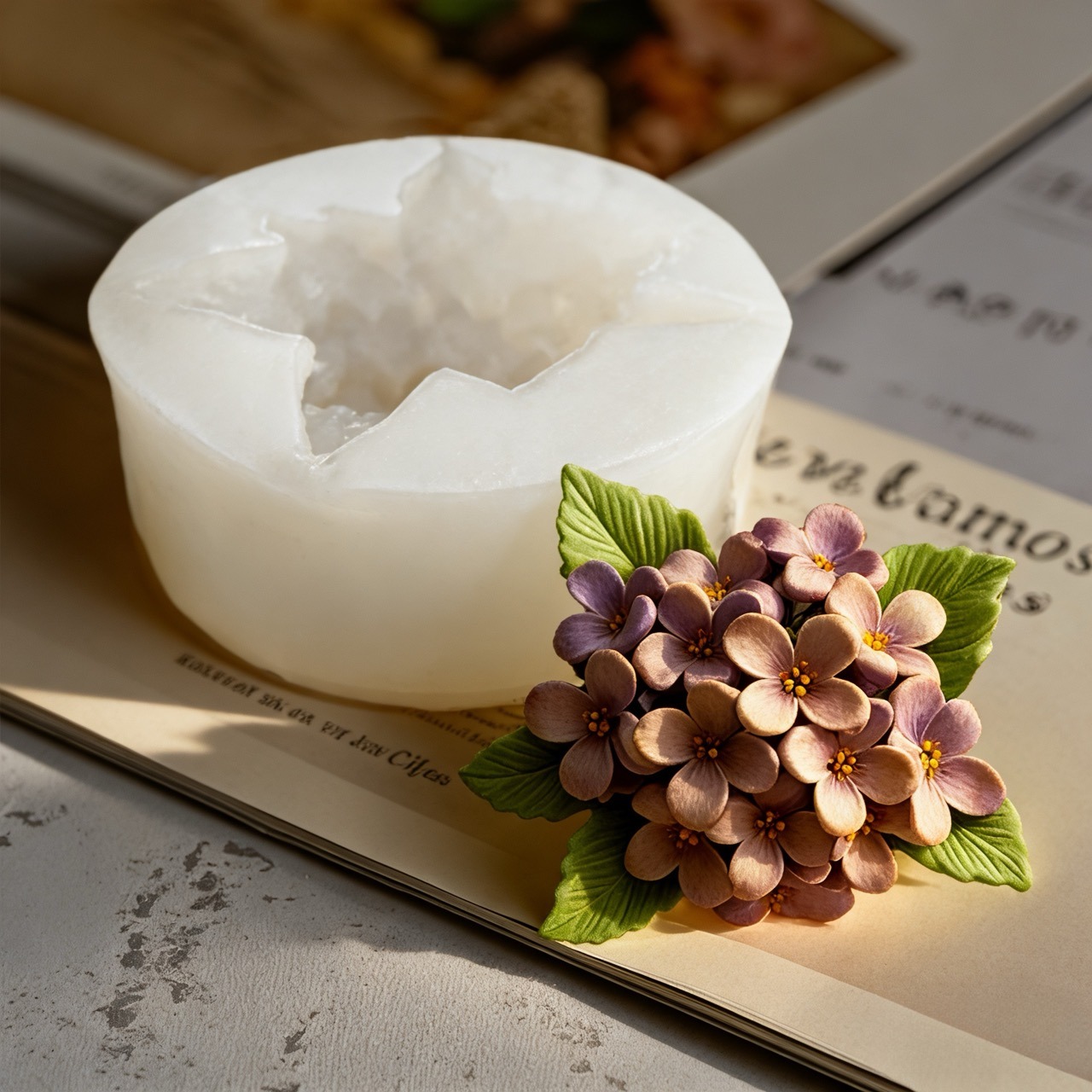 2-Piece 3D Rose and Lilac Sili - Resin Art Design review and price