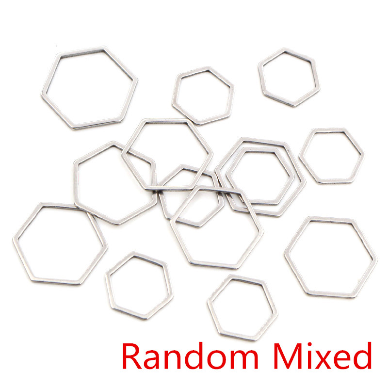 20pcs 3 Size Polygon Charm Gol - Bezels Pendant Resin review and price