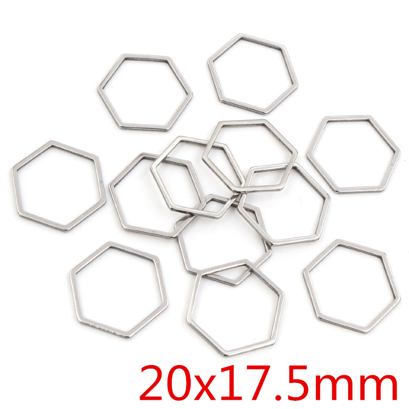 20pcs 3 Size Polygon Charm Gol - Bezels Pendant Resin review and price