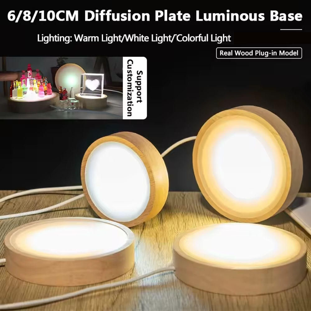 LED Night Light Base 3D Decora - Resin Art Stand review and price