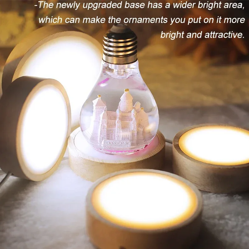 LED Night Light Base 3D Decora - Resin Art Stand review and price