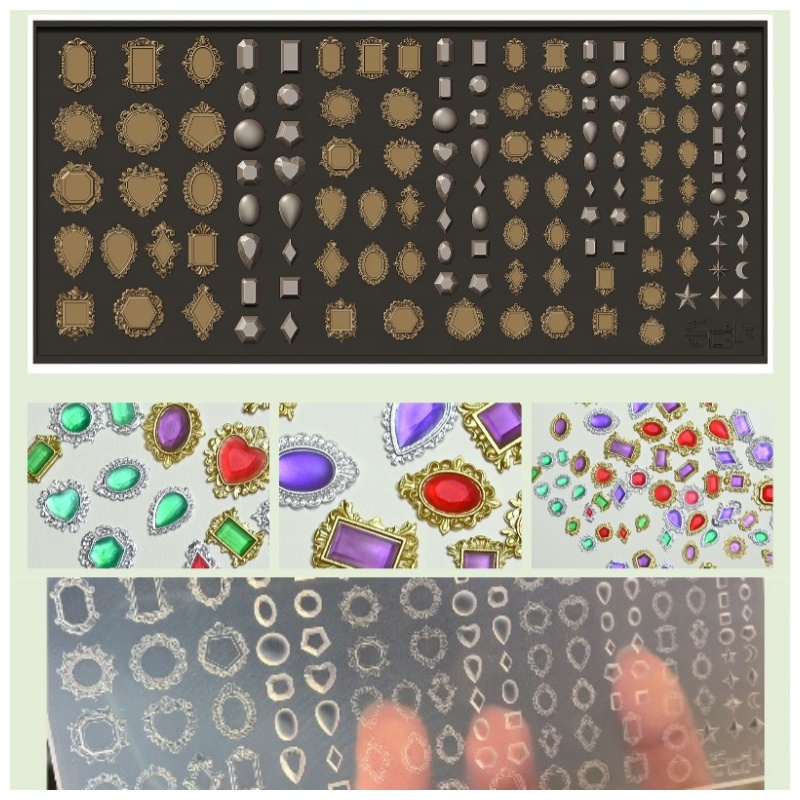 Gemstone Pendant Silicone Mold - Bezels Pendant Resin review and price