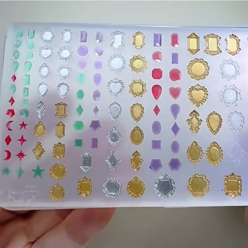 Gemstone Pendant Silicone Mold - Bezels Pendant Resin review and price