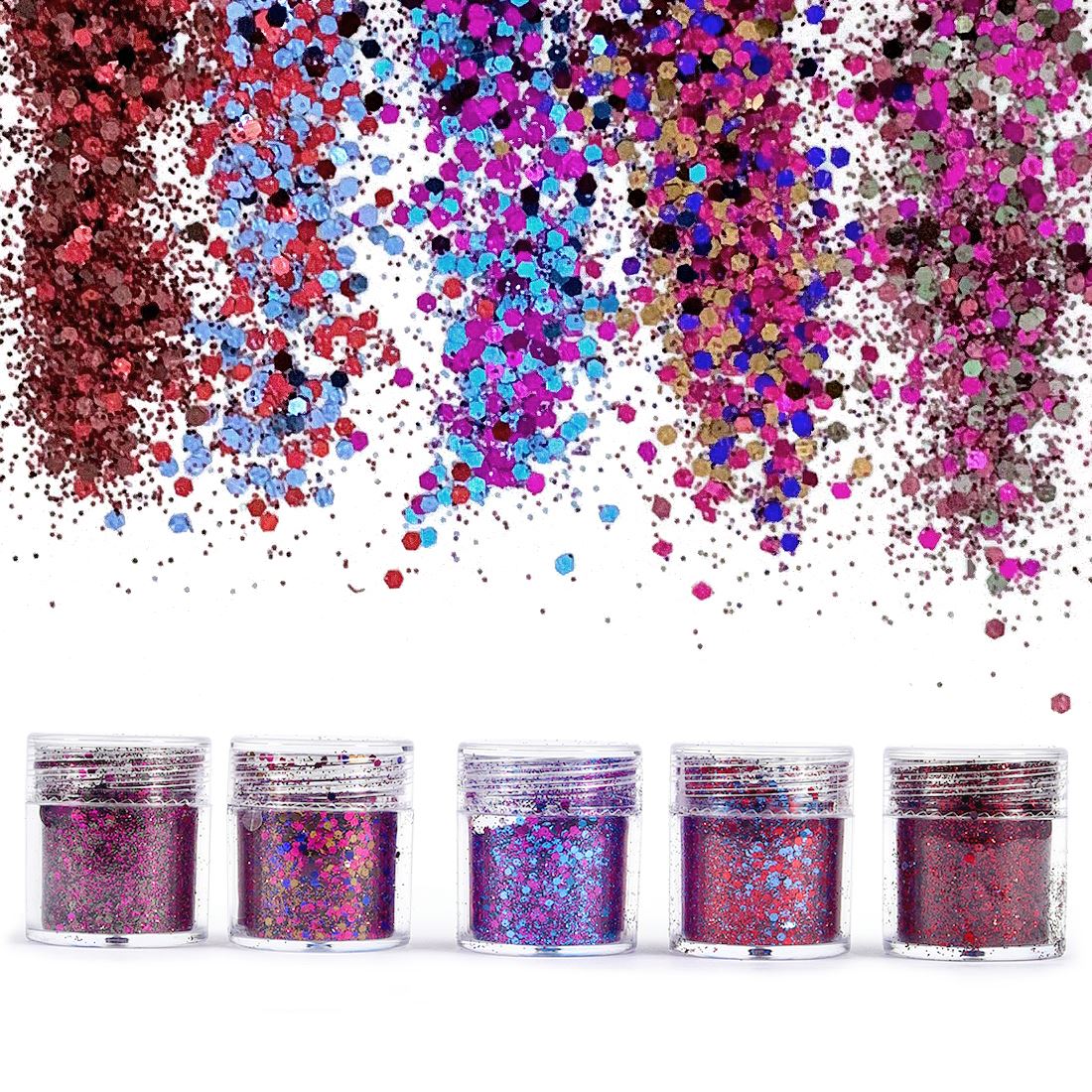 4/5 bottles Dreamlike Glitter  - Resin Art Bottle review and price