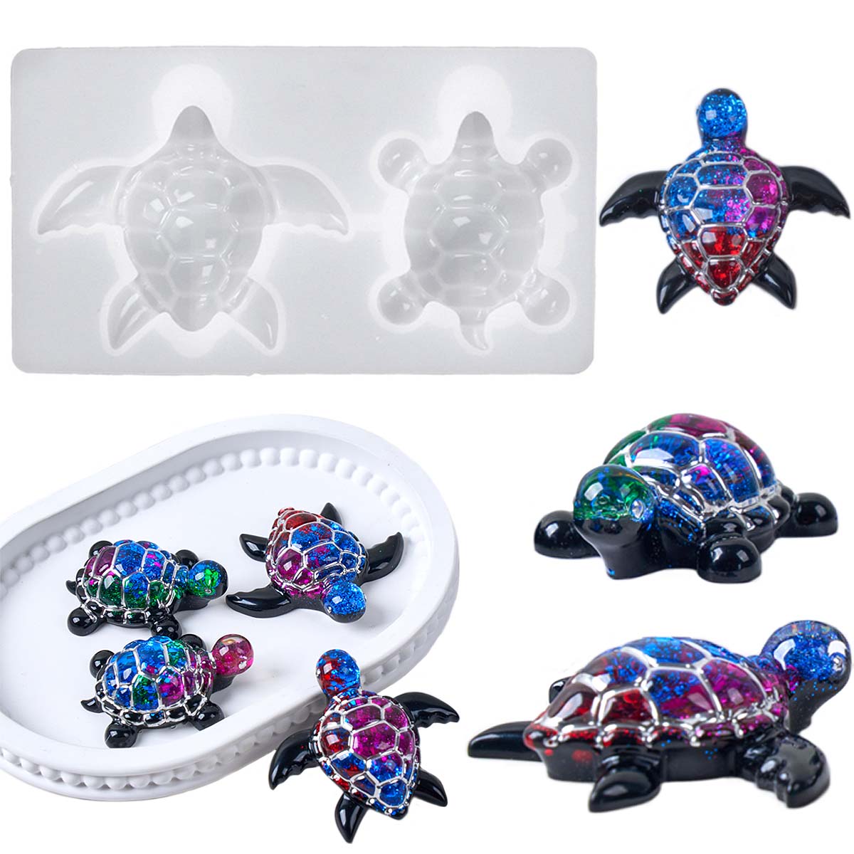 3D Sea Turtle Keychain Silicon - Resin Art Mold review and price