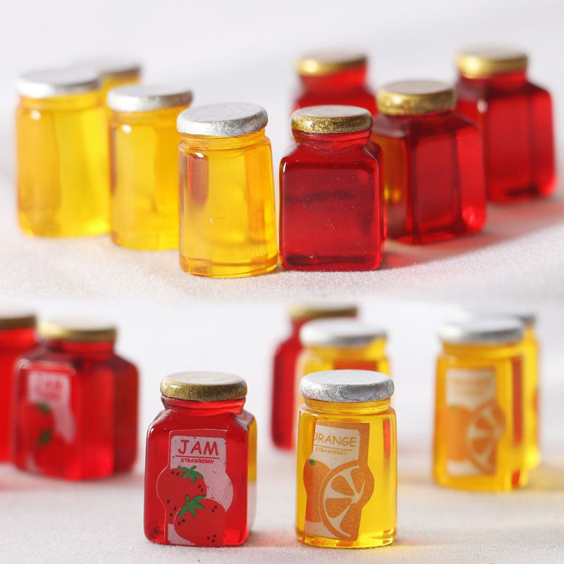 10pcs Simulation Strawberry Ja - Resin Art Bottle review and price