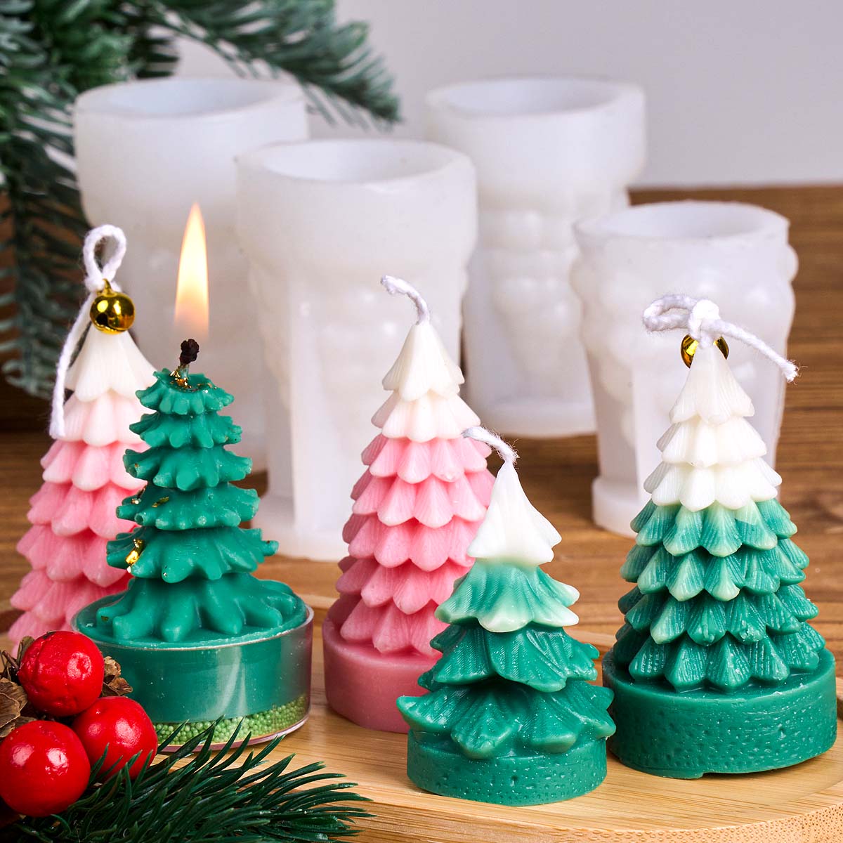 3D Christmas Tree Silicone Can - Xmas Resin Art review and price