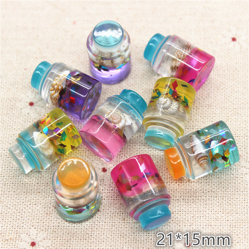 10pcs Cute New 3D Resin Drifti - Resin Art Bottle review and price