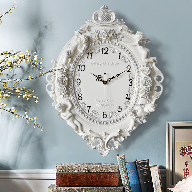 European Angel Wall Clock Livi - Resin Art Clock review and price